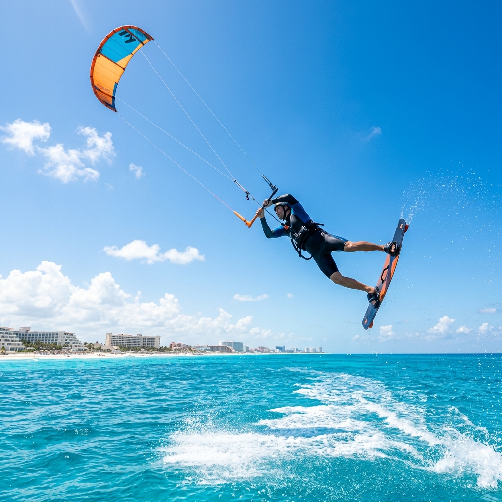 Kiteboarding in Cancún — Spots, Schools, and Conditions 2026